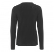 Langærmet t-shirt i merinould, dame, Coastland of Denmark, sort, str. XS