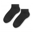 Mørkegrå Bambus Ankelstrømper (Korte Strømper), Str. 44-46