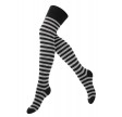 Lady Over-Knee Strømper Med Striber - Str. 36-41