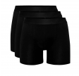 Resteröds 3-Pak Bambus Tights (Ekstra benlængde), Sort - Str. XL