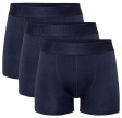 3-Pak Bambus Boxershorts, Resteröds, Navy