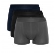 Resteröds - 3-pak Bambus Trunks - Blå, Sort, Grå - Str. 2X-Large