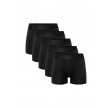 Resteröds - 5-pak Bambus Boxershorts - Sort - Str. Medium