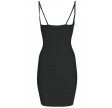 Decoy Shapewear Kjole, Sort, Str. XL