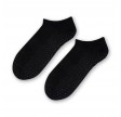 Korte sokker med skridsikker sål, sort, str. 35-37