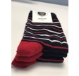 3-pak Socks CPH Strømper Med Røde Striber 40-47