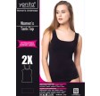 2-pak tank tops til damer, sort, str. large