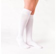 Hvide knæstrømper til damer, str. 38-40