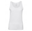 Top med brede stropper, bomuld, damer, JBS of Denmark, hvid, str. XL
