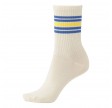 Socks CPH tennissokker, råhvid / gul, str. 35-38