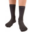 ToeToe Antibakteriel Healt Silver Tåsokker, Sort - Str. 35-41