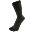 ToeToe Antibakteriel Healt Silver Tåsokker, Sort - Str. 35-41