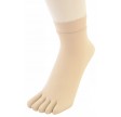 ToeToe Nylon Ankelstrømper / Toescoks Beige - Str. 35-42