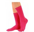 ToeToe Essential Tåstrømper Mid-Calf Pink Str. 35-46