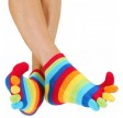 ToeToe Essential Anklet Tåsokker Rainbow