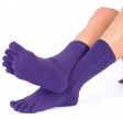 ToeToe Essential Tåstrømper Mid-Calf Lilla Str. 35-46