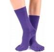 ToeToe Essential Tåstrømper Mid-Calf Lilla Str. 35-46