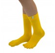 ToeToe Essential Tåstrømper Mid-Calf Gul Str. 35-46