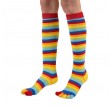 Knæstrømper med tæer Rainbow Str. 35-46