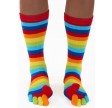 ToeToe Toesocks Essential Mid-Calf Rainbow str. 35-46