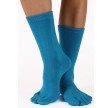 ToeToe Essential Mid-Calf Tåstrømper Turkis Str. 35-46