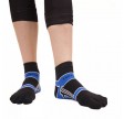 ToeToe Microfiber Løbesokker Med Tæer, Sort / Blå, Str. 40-43