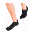 ToeToe Sports Running Trainer Løbe-tåsokker Sort Str. 36-39