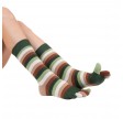 ToeToe tåstrømper med striber, Earth, str. 35-46