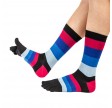 ToeToe Essential tåsokker med striber til mænd, str. 41-48
