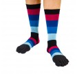 ToeToe Essential tåsokker med striber til mænd, str. 41-48