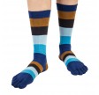 ToeToe Essential tåsokker med striber til mænd, str. 41-48