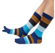 ToeToe Essential tåsokker med striber til mænd, str. 41-48