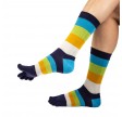 ToeToe Essential tåsokker med striber til mænd, str. 41-48