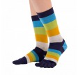 ToeToe Essential tåsokker med striber til mænd, str. 41-48