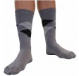 ToeToe Men Argyle Tåsokker Grå - Str. 41-48