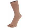 ToeToe Essential Mid-Calf Tåstrømper Brun Str. 35-46