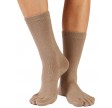 ToeToe Essential Mid-Calf Tåstrømper Brun Str. 35-46