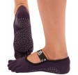 ToeToe Yoga & Pilates Foot Cover Anti-Slip, Lilla - Str. 40-43