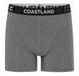 Grå Coastland uld-boxershorts herre, 2X-Large