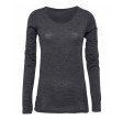 Langærmet uld T-shirt til damer, JBS of Denmark, mørkegrå, str. XL