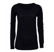 Langærmet uld T-shirt til damer, JBS of Denmark, sort, str. XL