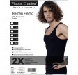 2-pak Vincent Creation Tanktops Til Mænd - Sort Str. Medium