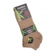 3-pak bambus ankelstrømper (korte), beige, str. 39-42