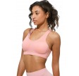 Microfiber Sportstop med skumskål - Rosa str. X-Large