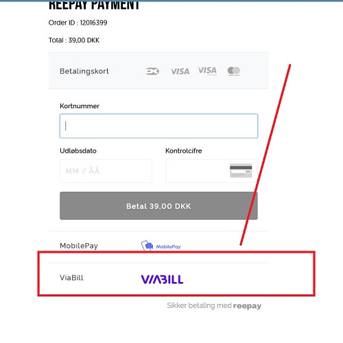 Delbetaling med ViaBill